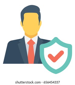 Shield, Colored Vector Icon
