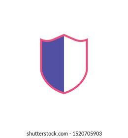 Shield Colorful Icon Vector Illustration Eps