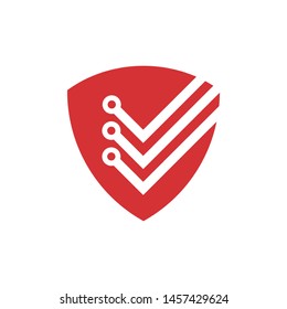Shield Computer Internet Network Technology Security Logo