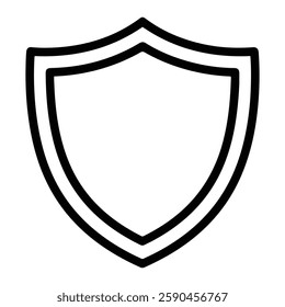 Shield Confidence Icon Representing Protection, Security Assurance, and Business Trustworthiness