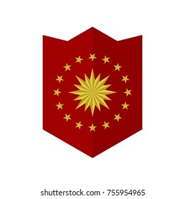 shield crescent and star logo.
