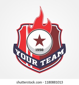 Shield Crest Logo Template
