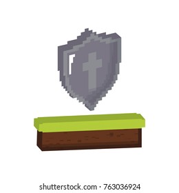 shield with cross icon