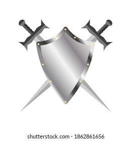 3,266 Crossed swords and banner Images, Stock Photos & Vectors ...