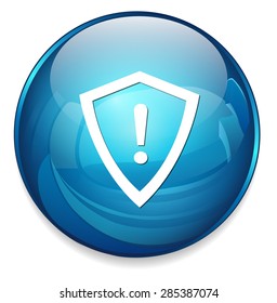 shield danger button