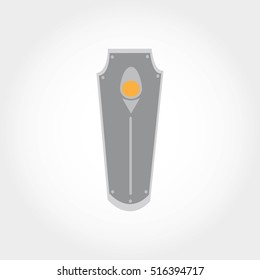 Shield design icon. Vector Illustration