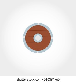 Shield design icon. Vector Illustration