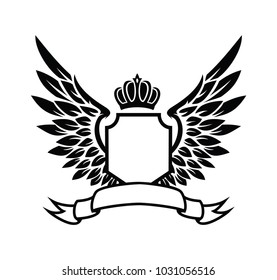 Heraldic Sign Element Heraldry Emblem Insignia Stock Vector (Royalty ...