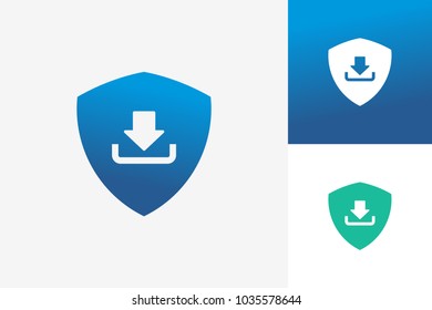 Shield Download Logo Template Design Vector, Emblem, Design Concept, Creative Symbol, Icon