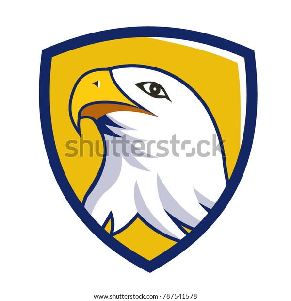 Shield Eagle Cartoon Vector Stock Vector (Royalty Free) 787541578 ...