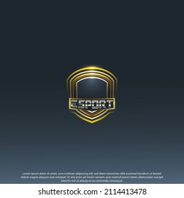 Shield element simple design good use forsymbol mascot identity emblem badge and more