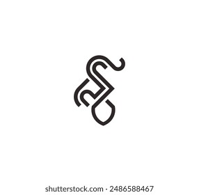 shield elephant line icon unique for business brand company