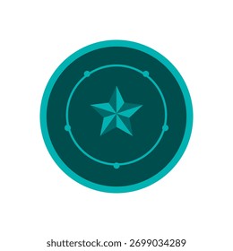 Icono del emblema del escudo que representa la protección y el concepto de seguridad