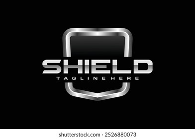 the shield emblem metal logo