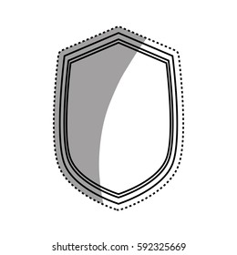 Shield emblem symbol icon vector illustration graphic design