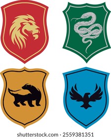 shield emblem of the wizarding school