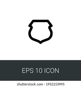 Shield eps 10 simple icon