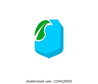 Shield Farm Vector Logo Design Element
