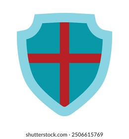 Shield Flat Icon Design For Personal nad Commercial Use