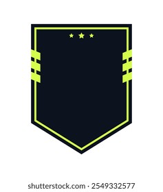 Shield frame vector illustration. Defense design concept.