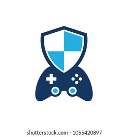Shield Game Logo Icon Design