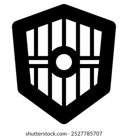 Shield Gaming vector icon illustration