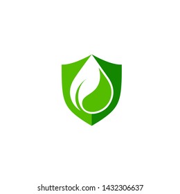  Shield Gas Oil Vector Logo Mineral icon vector design