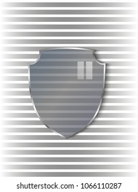 Shield glass icon