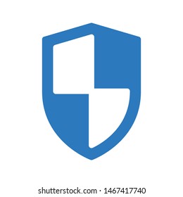 shield glyph colour vector icon