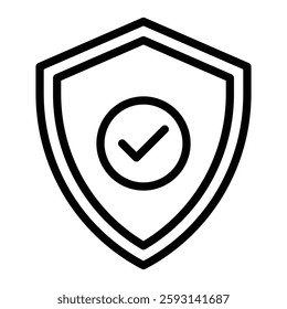 Shield Glyph Icon Design For Personal nad Commercial Use