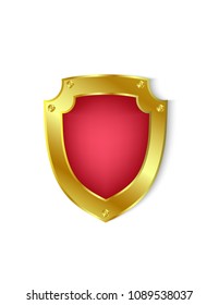 Shield gold icon 
