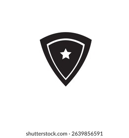 shield graphic design logo black symbol