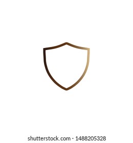 Shield graphic design template vector isolated illustration