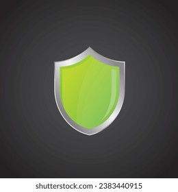 shield guard icon vector element concept design template web