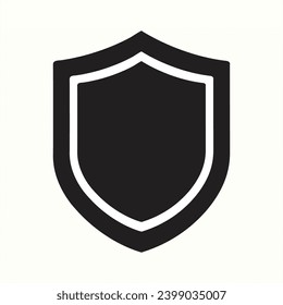 Shield, guard icon vector, filled flat sign, solid colur eps