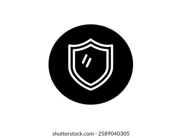 Shield, guard icon vector, filled flat sign, solid pictogram isolated on white. Symbol, logo illustration. Pixel perfect