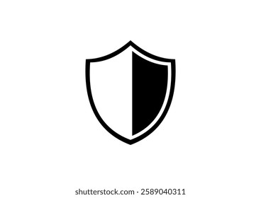 Shield, guard icon vector, filled flat sign, solid pictogram isolated on white. Symbol, logo illustration. Pixel perfect