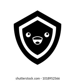 shield guard kawaii character