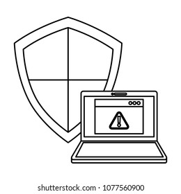 shield guard with laptop