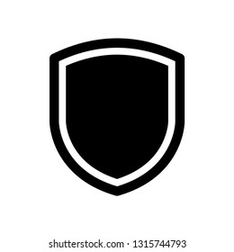 Shield Guard Line Icon Vector