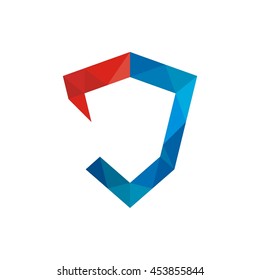 Shield Guard logo design vector. Security, Protection, Key, Look