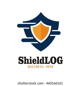 Shield Guard logo design vector. Security, Protection, Key, Look