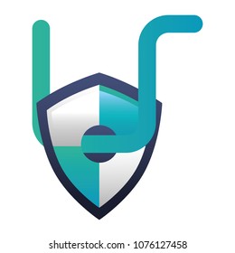 shield guard with worm virus and circuit electric