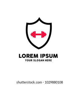 Shield Gym Logo Template