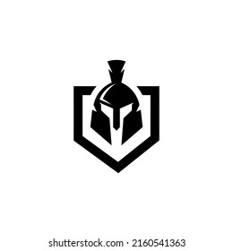 Shield Helmet Symbol Spartan Warriors Coat Stock Vector (Royalty Free ...