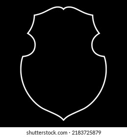 Shield Heraldry Modern Premium Designer Vector