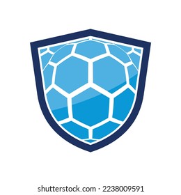Shield hexagon 1 logo template