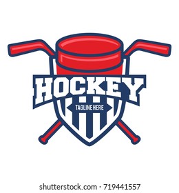 Shield Hockey Sport Logo