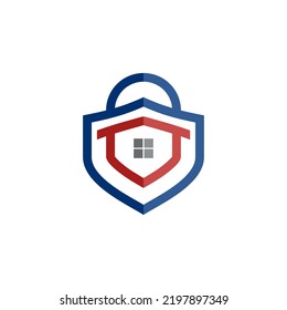 Shield Home Elegant Minimalist Style Logo Design