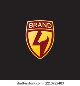 shield horse lightning logo exclusive